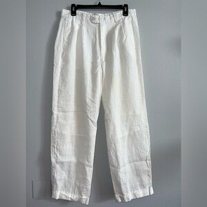 White Linen Pants